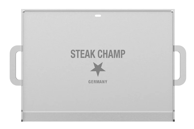 Plancha Steak Champ en acier inoxydable 38x28cm