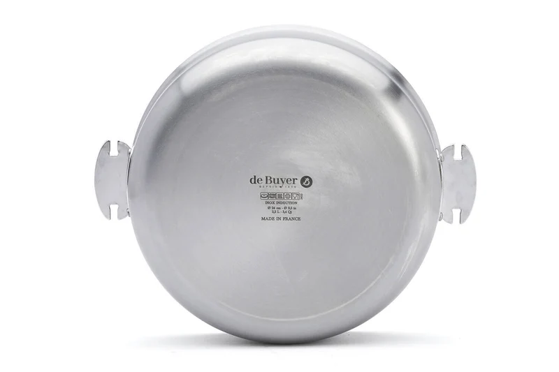 Sauteuse droite De Buyer Alchimy Loqy amovible en inox 18/10 multicouches