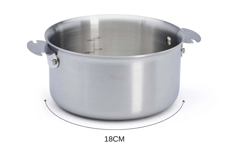 Casserole De Buyer Alchimy Loqy amovible en inox 18/10 multicouches
