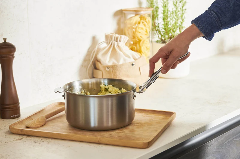 Set de 2 casseroles De Buyer Alchimy Loqy en inox avec poignée amovible