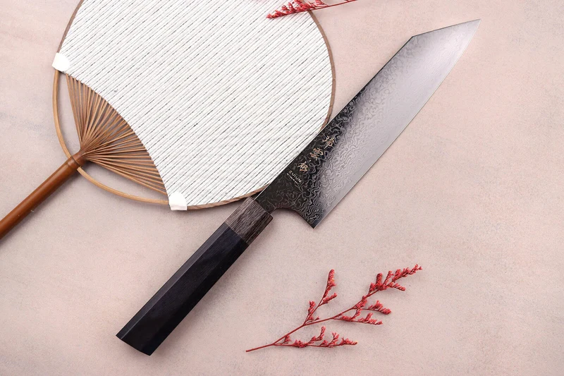 Couteau de chef kiritsuke japonais Kanetsugu Zuiun Kiwami revêtement DLC 21cm