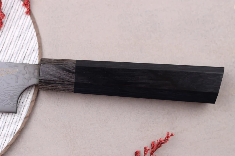 Couteau sujihiki kiritsuke japonais Kanetsugu Zuiun Kiwami revêtement DLC 24cm