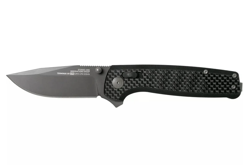 Couteau pliant SOG Terminus XR LTE SGTM1032 manche G10/carbone 10,8cm noir