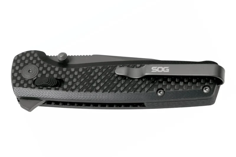 Couteau pliant SOG Terminus XR LTE SGTM1032 manche G10/carbone 10,8cm noir
