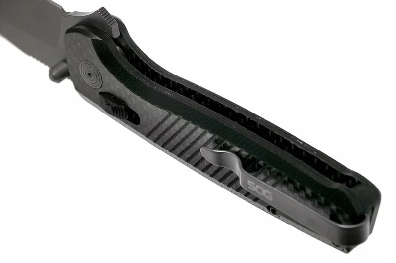 Couteau pliant SOG Terminus XR LTE SGTM1032 manche G10/carbone 10,8cm noir