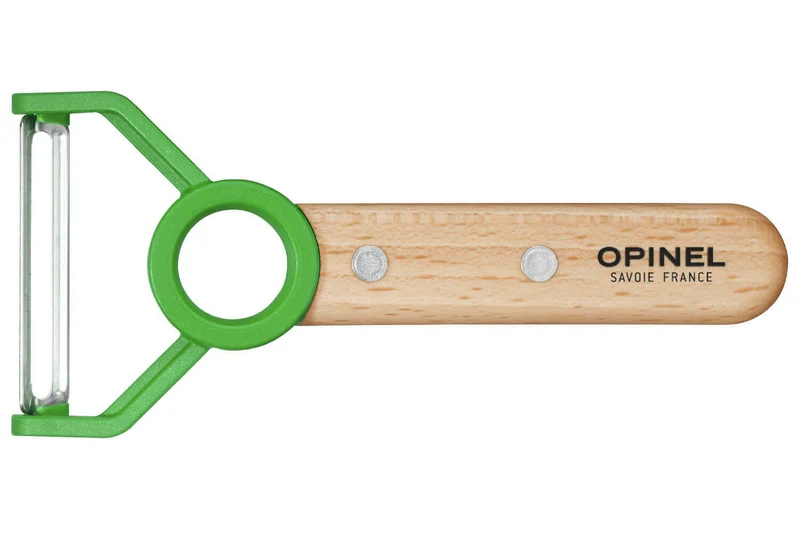 Coffret Opinel Le Petit Chef couteau + éplucheur + protège-doigts - Vert