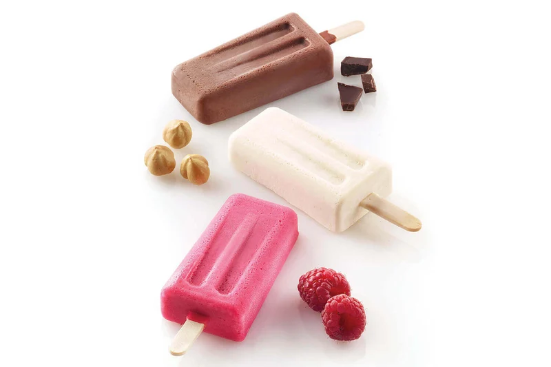 Moule à glaces en silicone Silikomart Mini Vintage - 4 empreintes