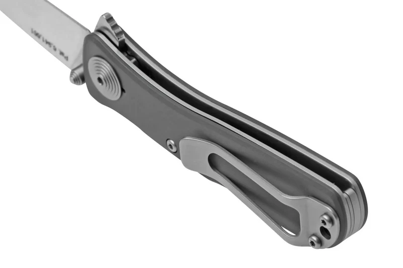 Couteau pliant SOG Twitch II SGTWI8 manche en aluminium gris 9cm avec clip de poche