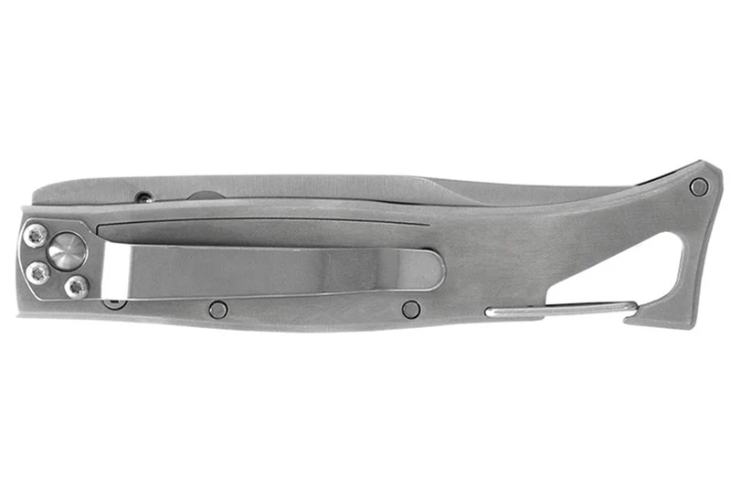 Couteau pliant Lug SP1SB noir manche en G10 et acier 11cm avec clip
