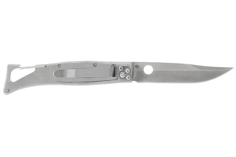 Couteau pliant Lug SP1SO orange manche en G10 et acier 11cm avec clip