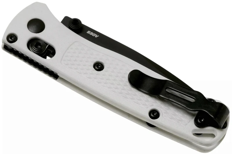 Couteau pliant Benchmade Mini Bugout 533BK-1 manche Grivory blanc 9cm