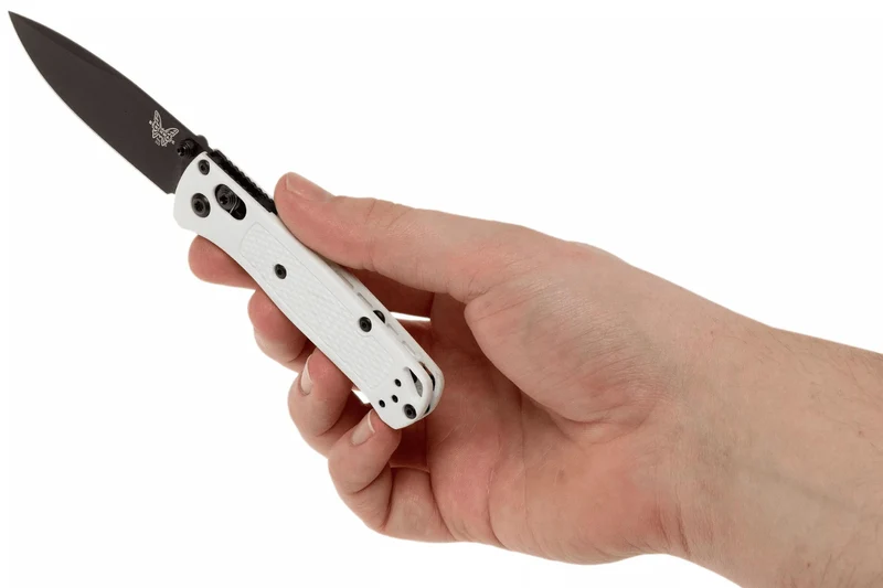 Couteau pliant Benchmade Mini Bugout 533BK-1 manche Grivory blanc 9cm