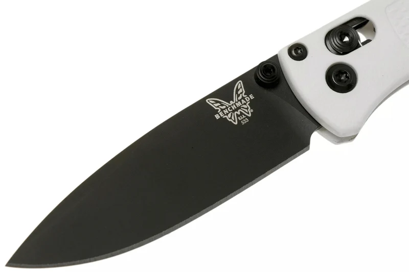 Couteau pliant Benchmade Mini Bugout 533BK-1 manche Grivory blanc 9cm
