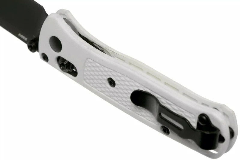 Couteau pliant Benchmade Mini Bugout 533BK-1 manche Grivory blanc 9cm