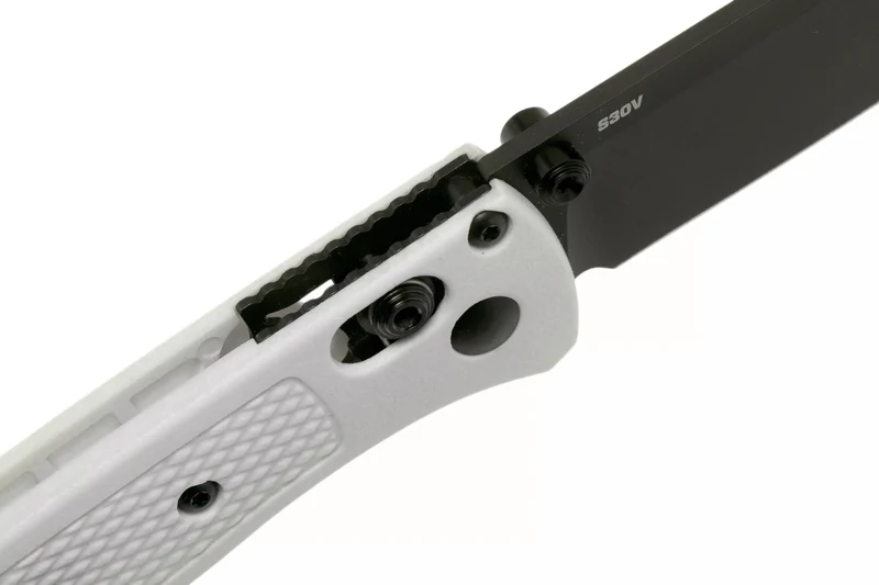 Couteau pliant Benchmade Mini Bugout 533BK-1 manche Grivory blanc 9cm