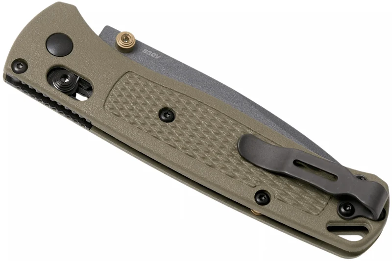 Couteau pliant Benchmade Bugout GRY 535GRY-1 manche Grivory vert kaki 11cm
