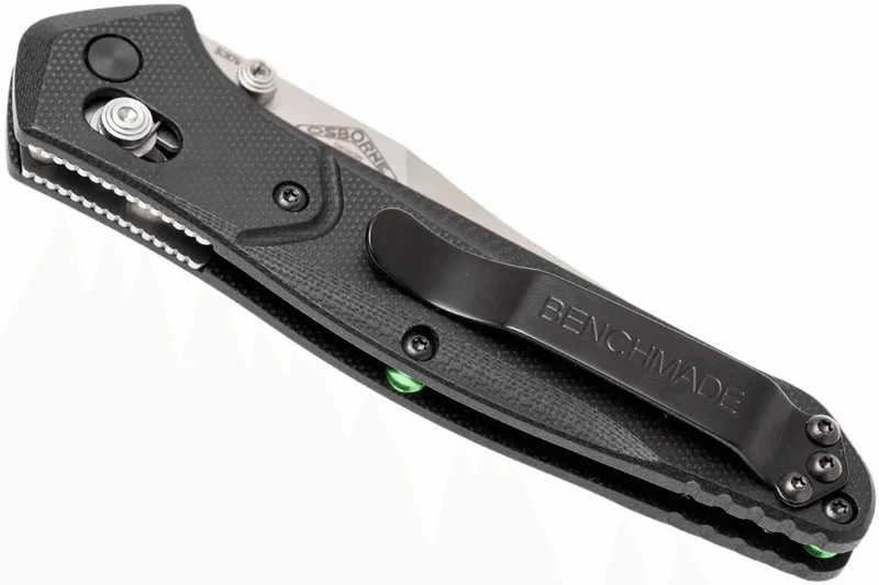 Couteau pliant Benchmade Osborne 940-2 lame tanto manche G10 noir 11cm