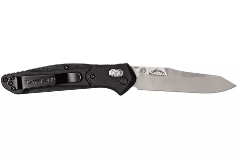 Couteau pliant Benchmade Osborne 940-2 lame tanto manche G10 noir 11cm