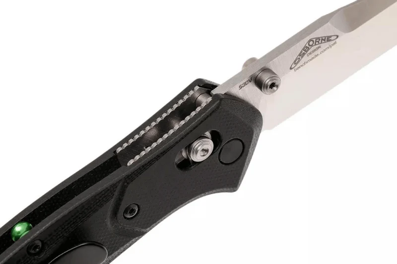 Couteau pliant Benchmade Osborne 940-2 lame tanto manche G10 noir 11cm