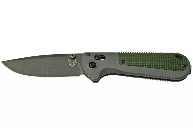 Couteau pliant Benchmade Redoubt 430BK manche Grivory gris/vert 12cm