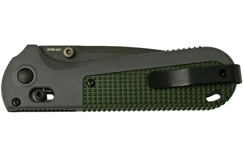 Couteau pliant Benchmade Redoubt 430BK manche Grivory gris/vert 12cm