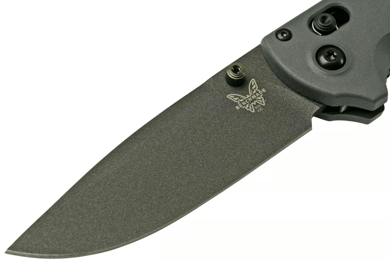 Couteau pliant Benchmade Redoubt 430BK manche Grivory gris/vert 12cm