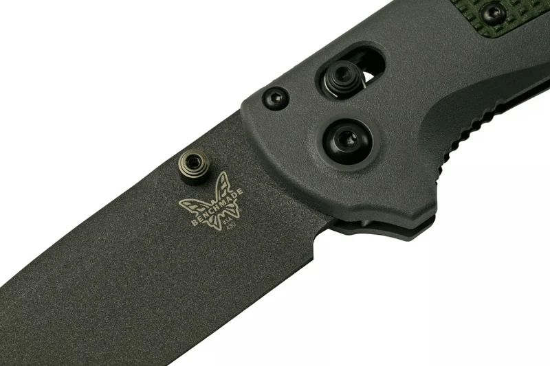 Couteau pliant Benchmade Redoubt 430BK manche Grivory gris/vert 12cm