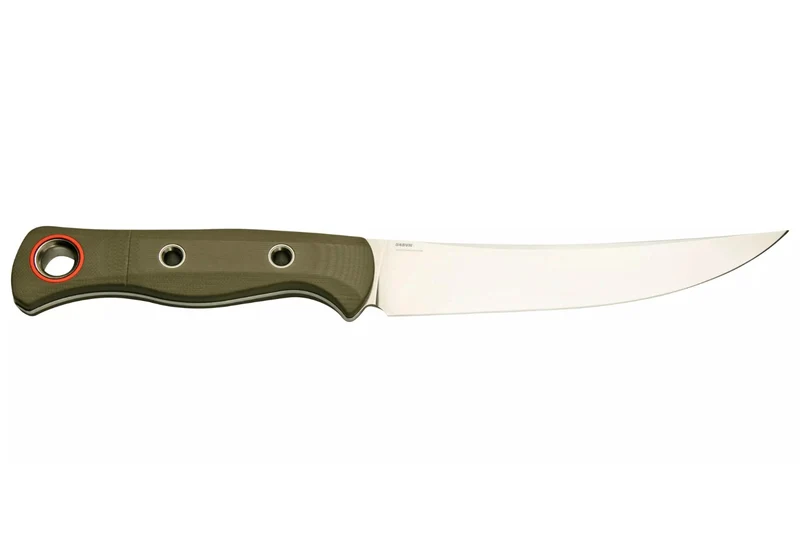 Couteau Benchmade Meatcrafter 15500-3 lame 15,4cm manche ajouré en G10 vert + étui boltaron