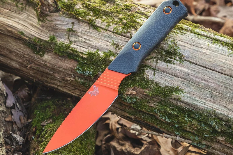 Couteau Benchmade Raghorn 15600OR lame 11,8cm manche fibre de carbone + étui boltaron