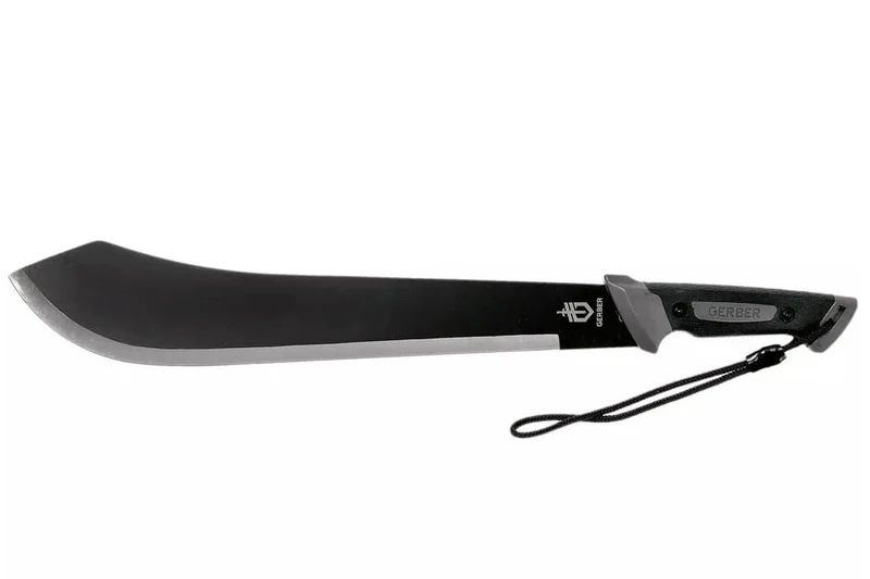 Machette Gerber Gator Bolo GE002076 39,4cm manche en caoutchouc noir avec étui