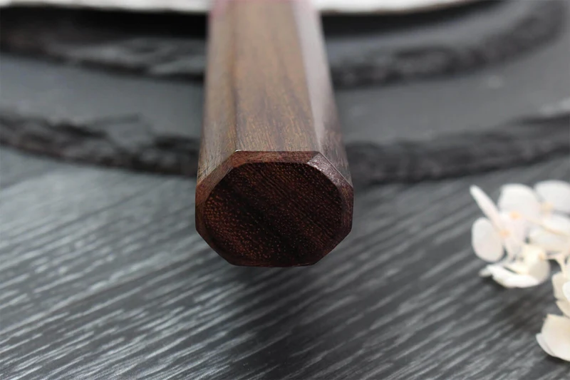 Couteau bunka japonais artisanal Yoshimi Kato Minamo SG2 Tsuchime 17cm