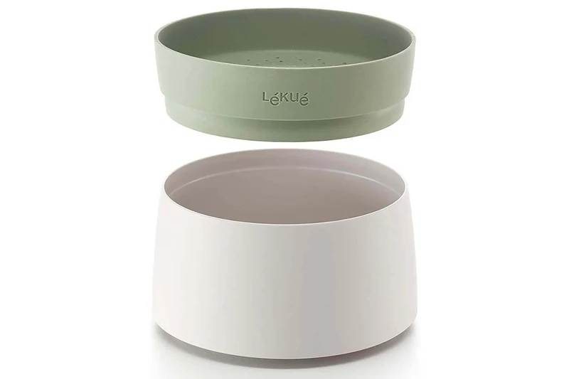 Cuiseur à riz et céréales rapide Lékué Quick Quinoa & Rice Cooker en silicone platinum