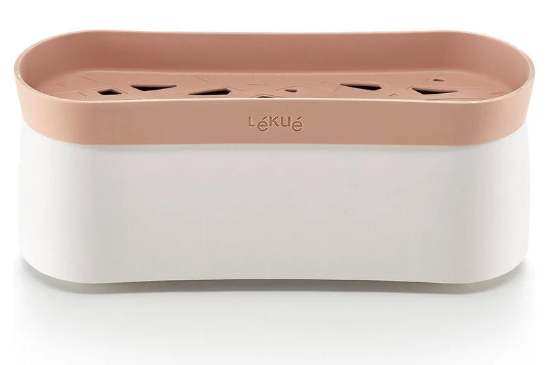 Cuiseur à pâtes rapide Lékué Quick Pasta en silicone platinum