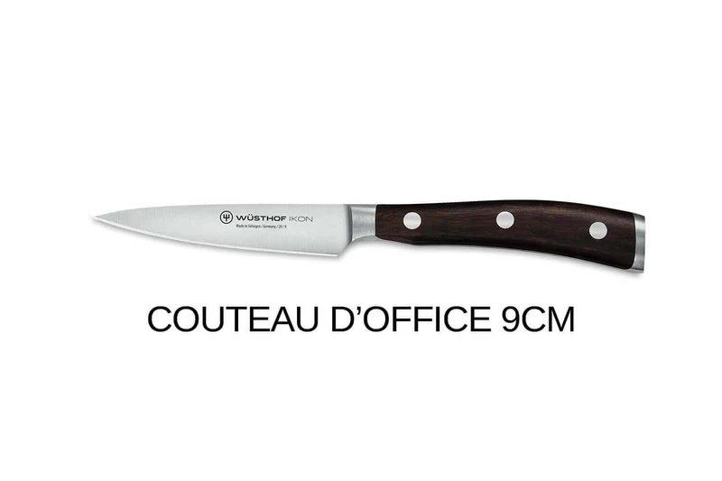 Bloc couteaux Wüsthof Ikon en frêne - 6 couteaux forgés