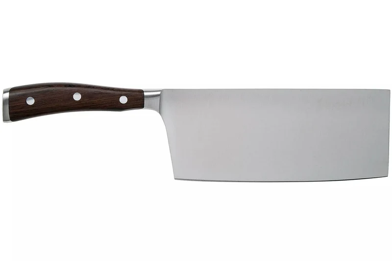 Couteau de chef chinois Wüsthof Ikon forgé 18cm en bois de grenadille