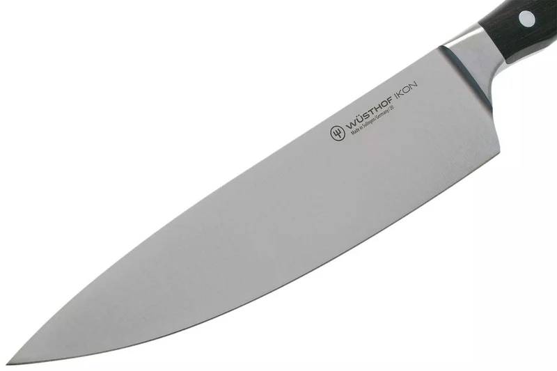 Couteau de chef Wüsthof Ikon forgé 20cm en bois de grenadille
