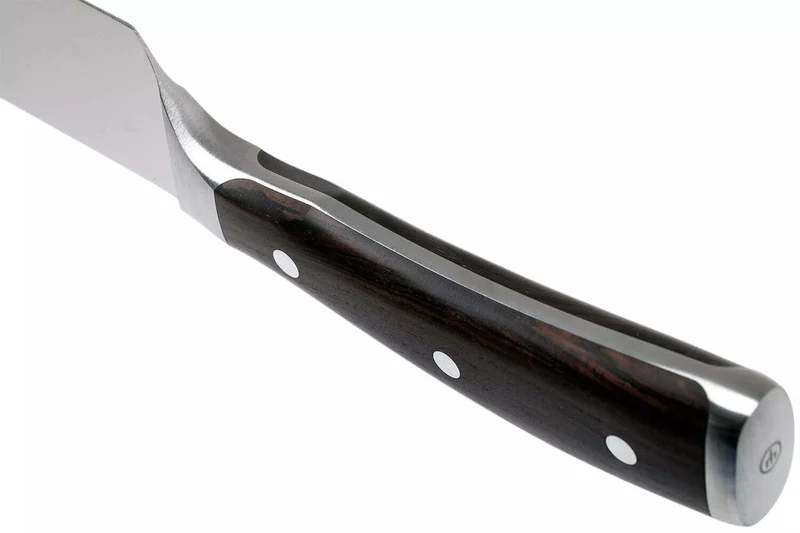 Couteau de chef Wüsthof Ikon forgé 20cm en bois de grenadille