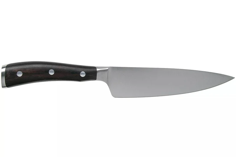 Couteau de chef Wüsthof Ikon forgé 16cm en bois de grenadille