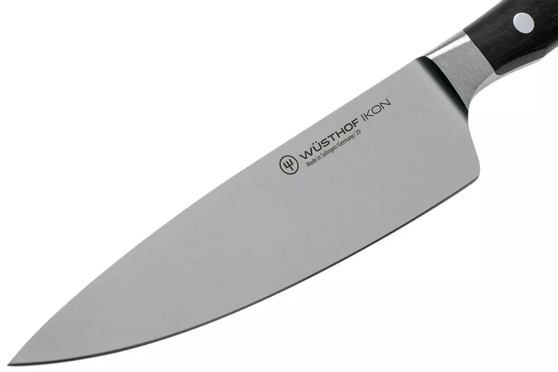 Couteau de chef Wüsthof Ikon forgé 18cm en bois de grenadille