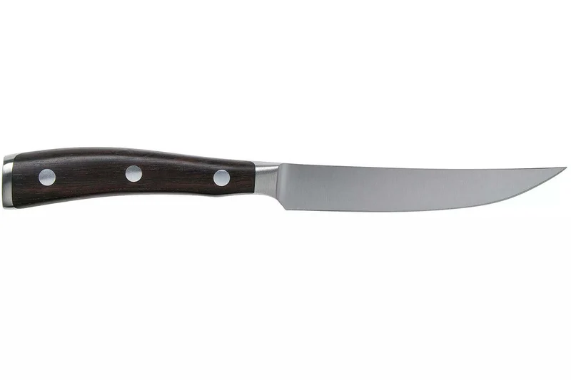 Coffret 4 couteaux à steak Wüsthof Ikon forgés 12cm manches en bois de grenadille