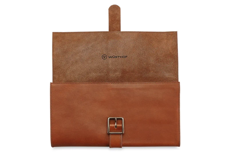 Coffret 6 couteaux à steak Wüsthof Ikon forgés 12cm avec pochette en cuir