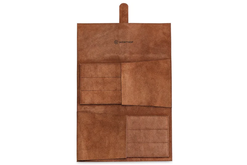 Coffret 6 couteaux à steak Wüsthof Ikon forgés 12cm avec pochette en cuir