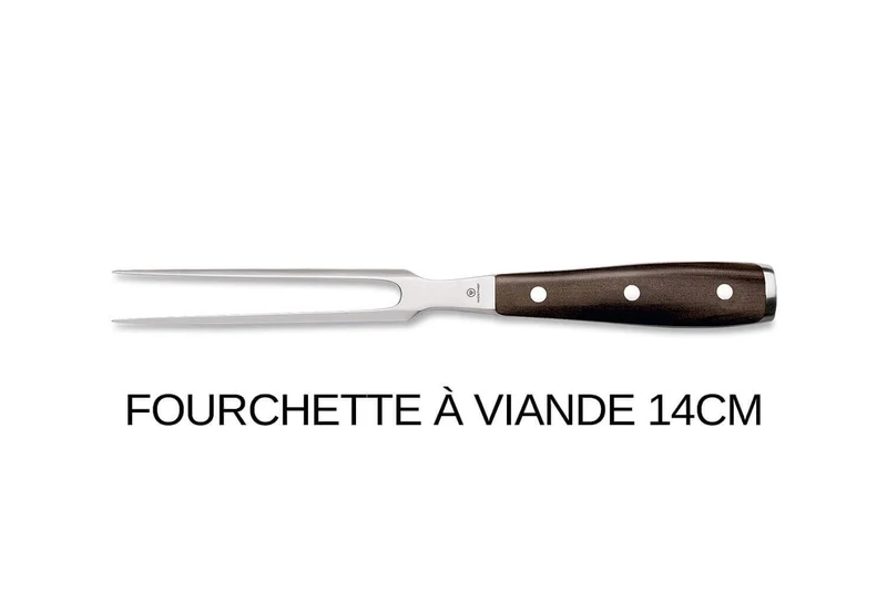 Bloc couteaux Wüsthof Ikon en frêne - 7 couteaux forgés et 2 accessoires