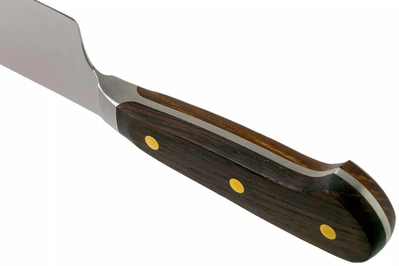 Couteau de chef Wüsthof Crafter forgé 20cm en chêne fumé