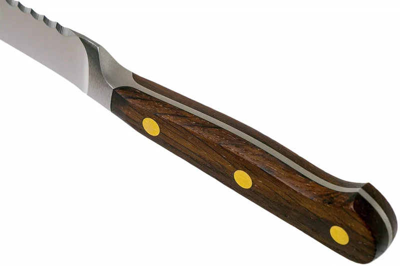 Couteau à saucisson Wüsthof Crafter forgé 14cm en chêne fumé