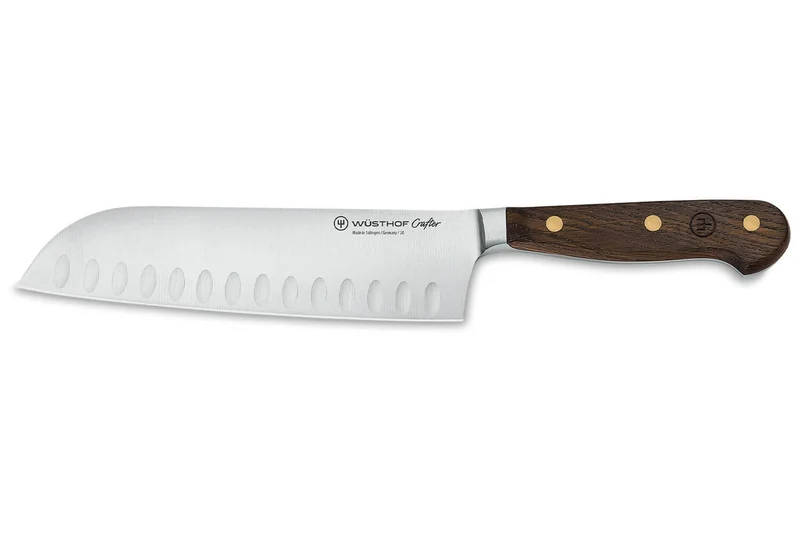Bloc 6 couteaux forgés Wüsthof Crafter design en chêne, érable et hêtre