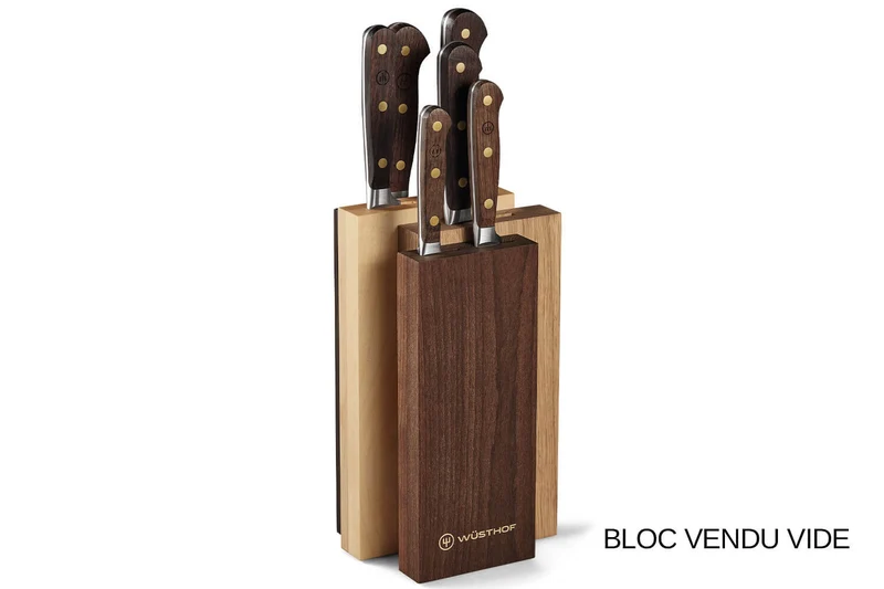 Bloc vide Wüsthof Crafter design chêne, érable et hêtre - 6 emplacements