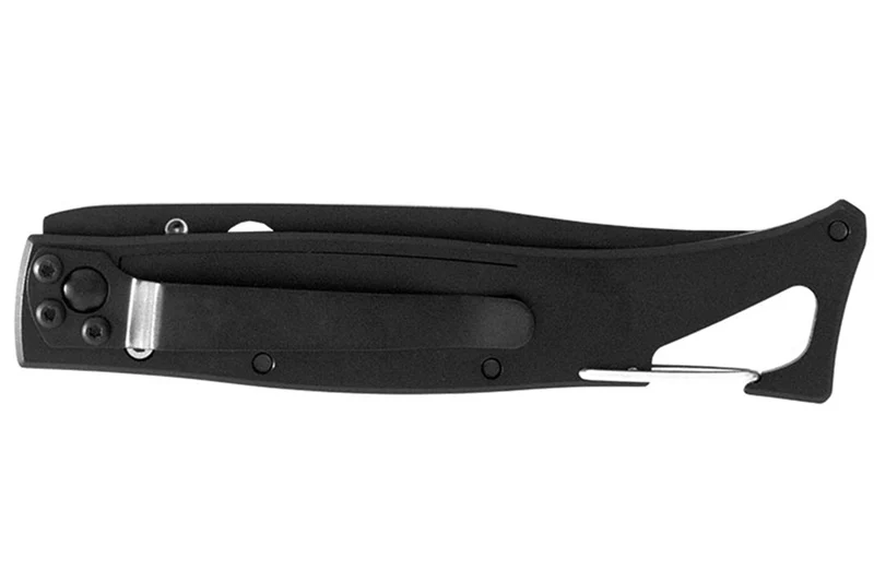 Couteau pliant Lug SP1TRB noir mat et rouge black titanium 11cm avec clip