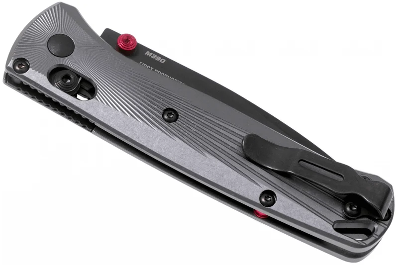 Couteau pliant Benchmade Bugout 535BK-4 manche aluminium anodisé gris 10,7cm