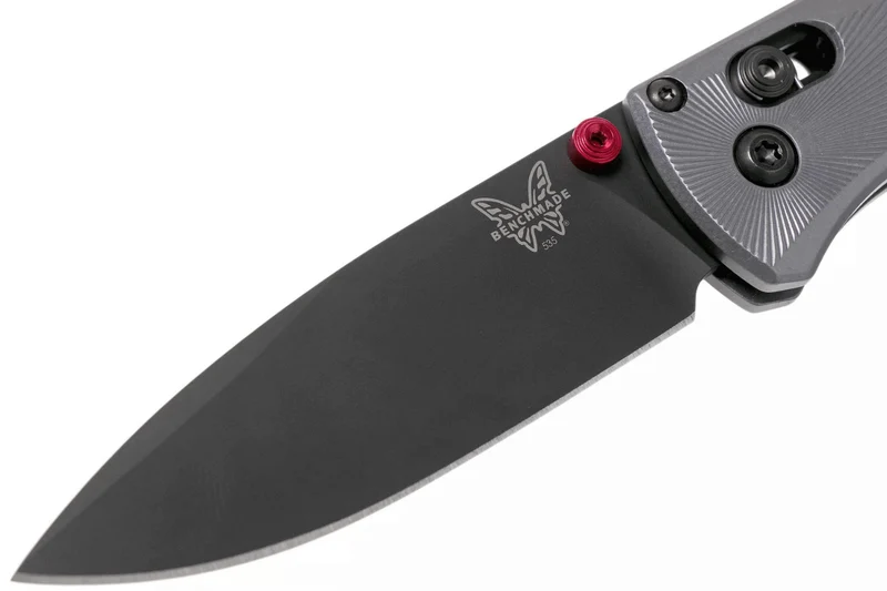 Couteau pliant Benchmade Bugout 535BK-4 manche aluminium anodisé gris 10,7cm